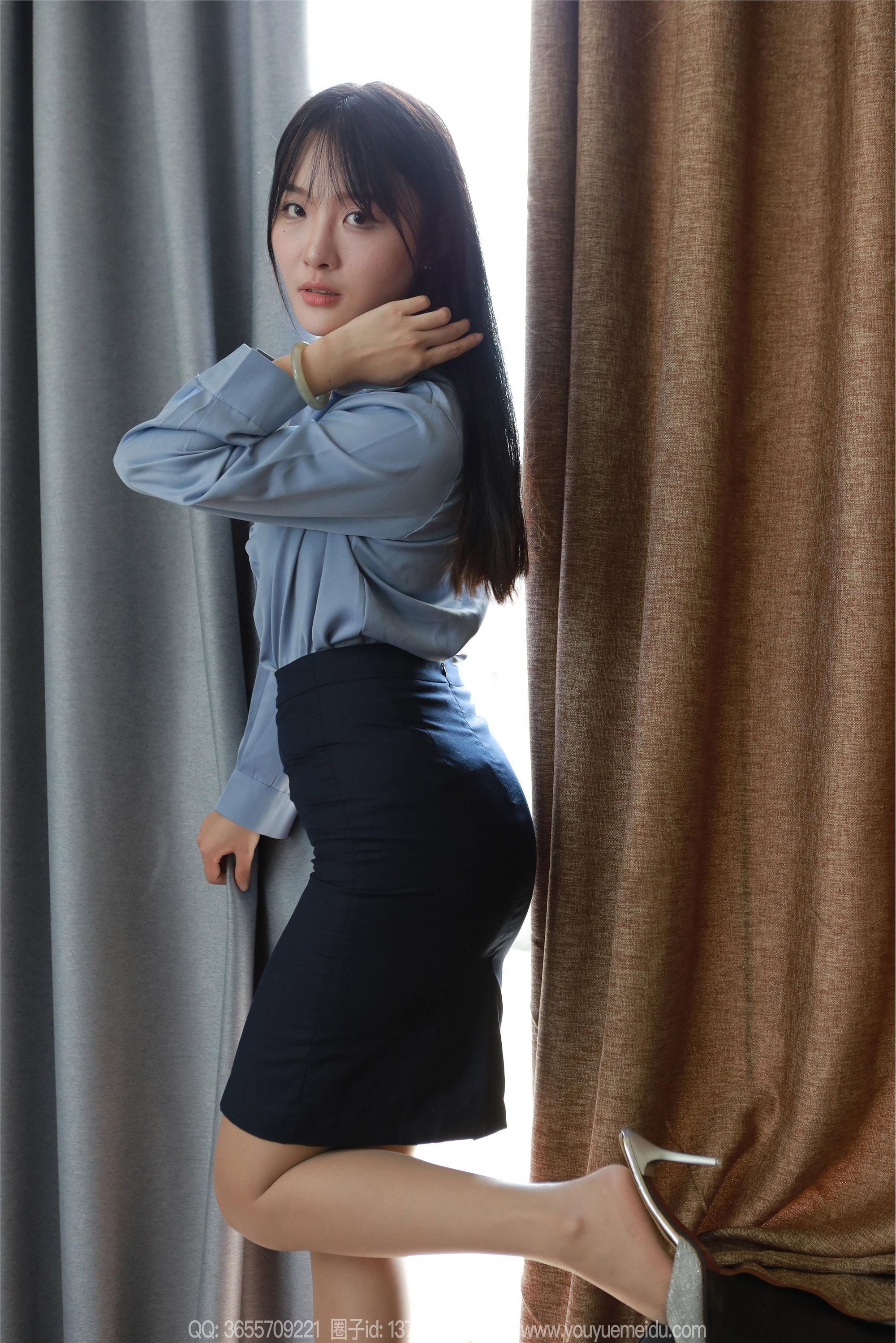 IESS异思趣向  2024.09.04 丝享家 1837 婉萍《蓝色衬衣》